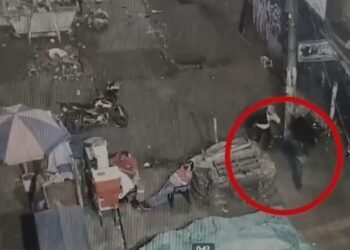 Ladrón se metió a robar en un almacén y escondió lo hurtado a la vuelta de la Policía 