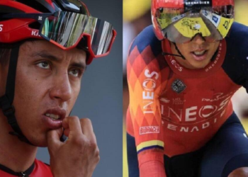 Desafortunado desenlace para Egan Bernal en la Vuelta a Cataluña: se cae cerca de la meta