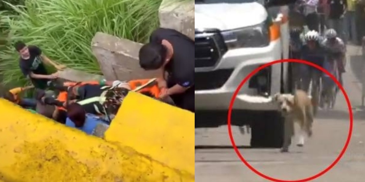 Los accidentes, la cara fea que tuvo que vivir la “Vuelta al Tolima 2024”