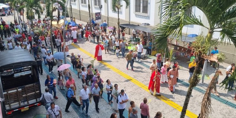 En Domingo de Ramos, autoridades se tomaron las diferentes iglesias para hacer conciencia Ambiental 