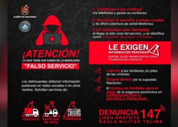 No caiga en la trampa, evite ser extorsionado