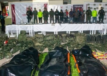 Enviados a la cárcel para ocho presuntos integrantes de las disidencias de las Farc capturados en enfrentamientos en el sur del Tolima