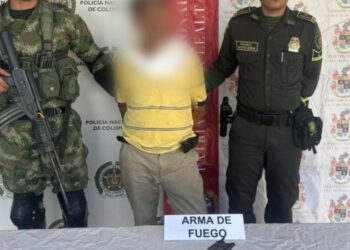 Detenido sujeto con un arma de fuego en zona rural de Chaparral