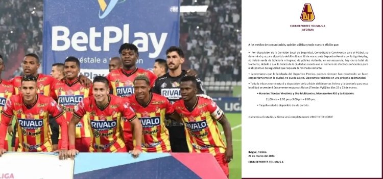 Cerraron fronteras en Ibagué para hinchas visitantes