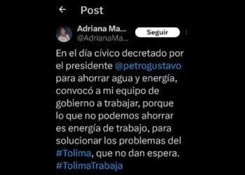 Gobernadora se pronuncia por vía cívico propuesto por el presidente Petro 