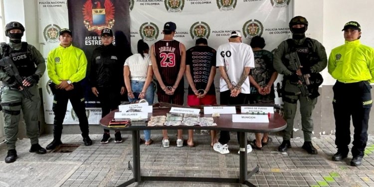 Asegurados los integrante de la organización ‘Las Águilas’, dedicada al hurto, la cual sería liderada por un adolescente