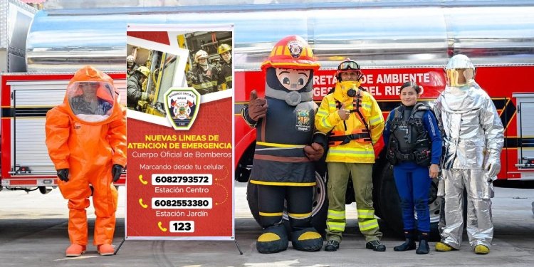 Estas son las nuevas líneas de atención de emergencias de Bomberos