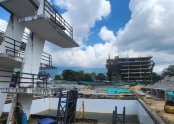 Van nadando las obras de las “Piscinas Olímpicas” de la 42 en Ibagué