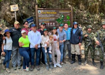 Durante la Semana Mayor, más de 600 personas visitaron el Parque de Los Nevados, por la vía a Juntas