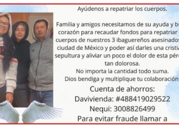 Familia de ibaguereños asesinados en México busca apoyo económico para repatriar los cuerpos