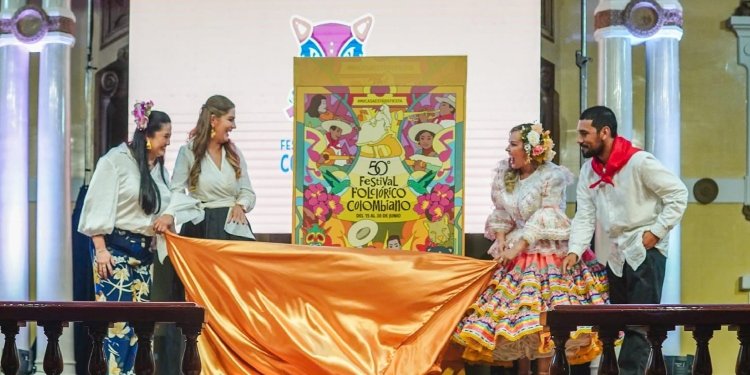 Esta es la Imagen de la versión 50° Festival Folclórico Colombiano, un tributo a la tradición y memoria histórica