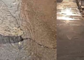 12 días completa una fuga de agua en la urbanización Vasconia 