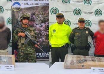 Capturados dos sujetos con armas de fuego en zona rural de Cajamarca