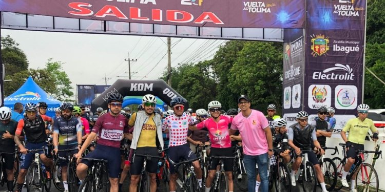 Ibagué pedaleó por la Vuelta al Tolima Máster
