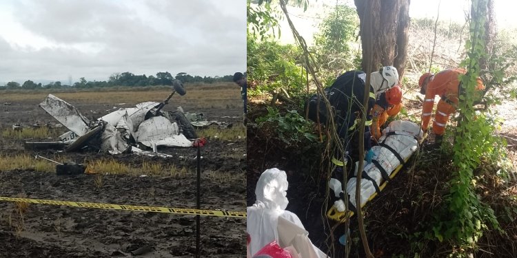 Identifican joven muerto en accidente aéreo en Guamo