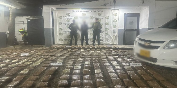 340 kg de marihuana fueron incautados en Natagaima 