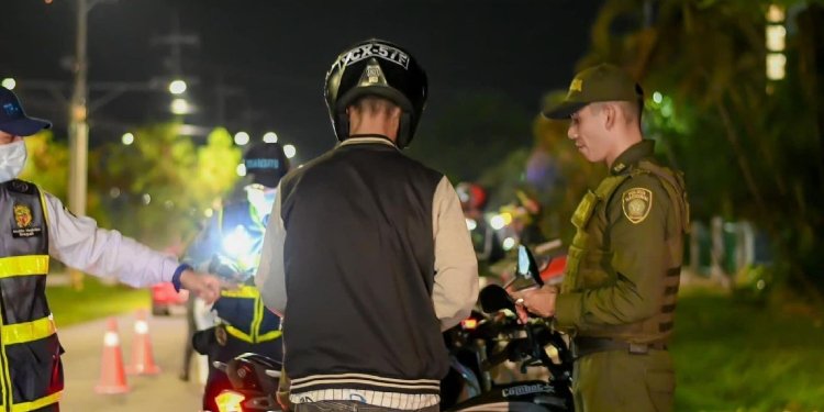 Operativos en la vía al Aeropuerto dejó un total de 55 comparendos