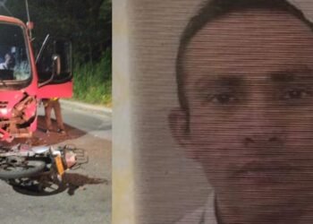 Carlos fue el motero que sufrió un accidente en la entrada del barrio Topacio