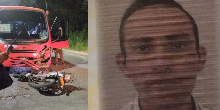 Carlos fue el motero que sufrió un accidente en la entrada del barrio Topacio