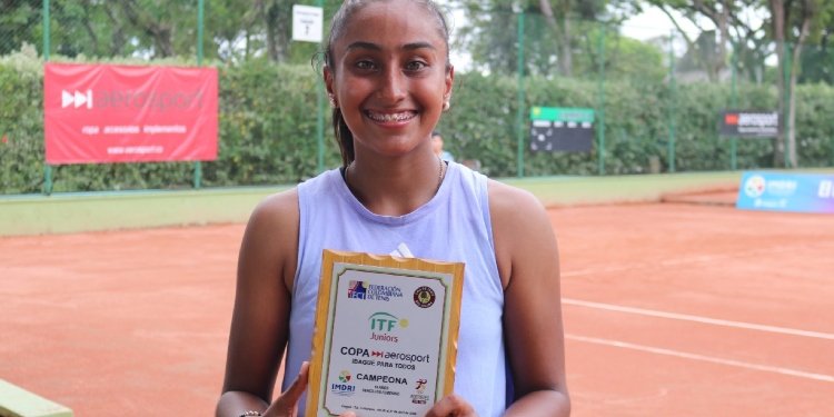 María Camila Romero campeona del torneo ITF Cosat Copa AEROSPORT ‘Ibagué para todos’