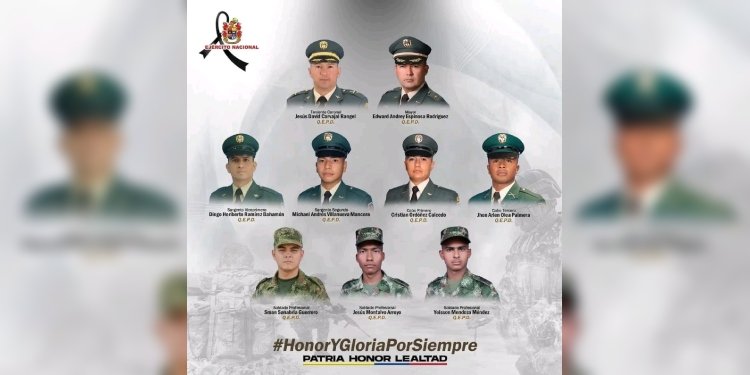 Dos militares tolimenses fallecieron en accidente aéreo en Bolívar