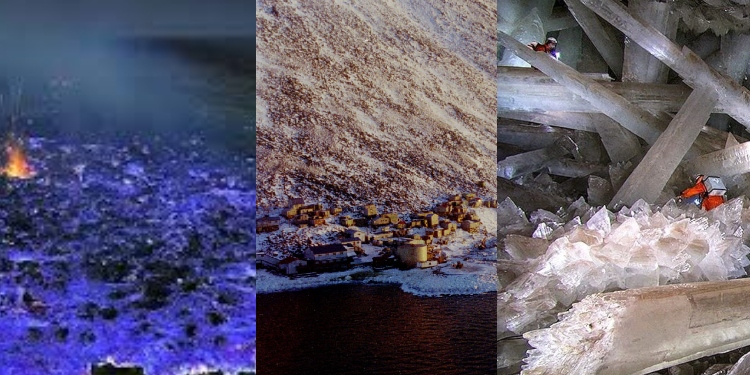 Día de la Tierra: Tres lugares más curiosos de la tierra