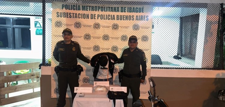 Sujeto capturado con 1.000 gramos de base de coca en puesto de control cerca al peaje Gualanday