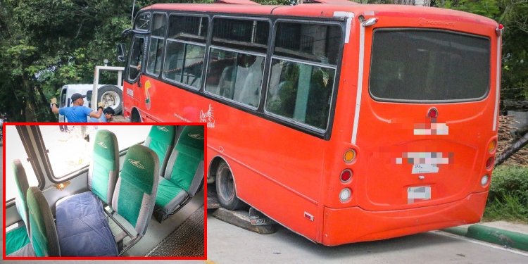 Agentes azules inmovilizaron seis busetas por tener llantas lisas y tener en mal estado las carrocerías