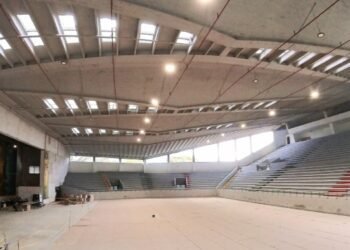 Obras del Coliseo Menor de Ibagué avanzan en un 70 % 