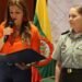 Gobernadora exalta a la coronel Sandra Liliana Rodríguez Castro comandante de la policía metropolitana de ibagué
