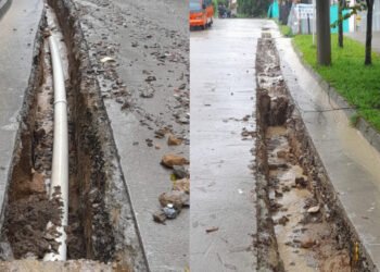 Obra de tubería que llevaría agua a conjunto en la parte alta de Ambalá está frenada