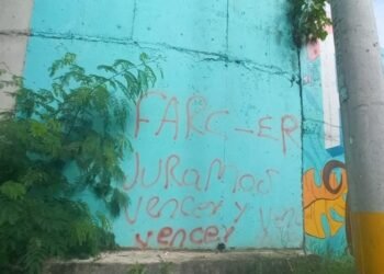 Grafitis que aparecieron a las afueras de Planadas serían en conmemoración de los 60 años de las Farc