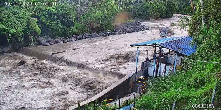Continúa cerrada la captación del río Combeima