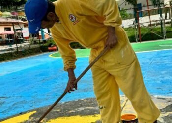 El Polideportivo San Bernardo se engalanó para el Fútbol de Salón