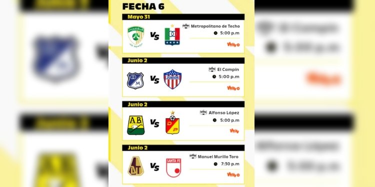 Atención futboleros, lista la decisiva fecha 6 de los cuadrangulares