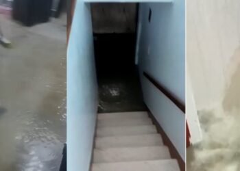 Fuga de agua de daño electrodomésticos y afectó estructura de una casa en el Libertador 