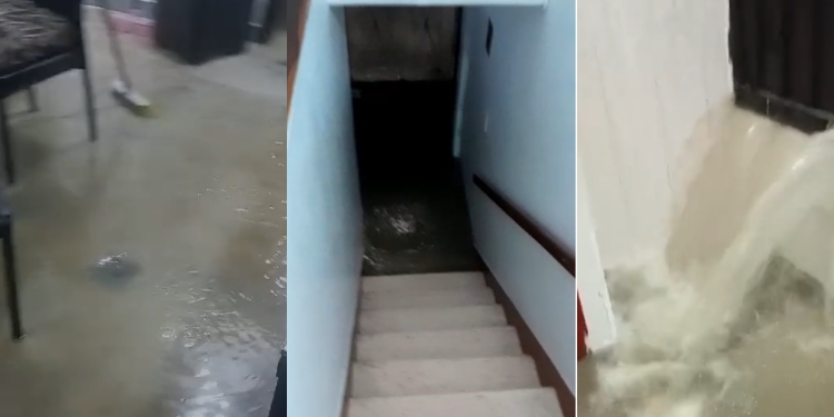 Fuga de agua de daño electrodomésticos y afectó estructura de una casa en el Libertador