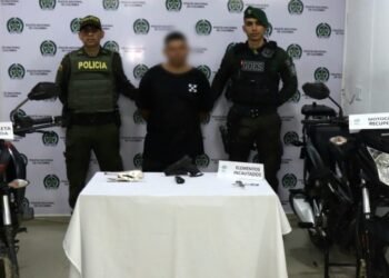 Detenido sujeto que intentó hurtar una motocicleta en unas canchas sintéticas en el sector de Berlín