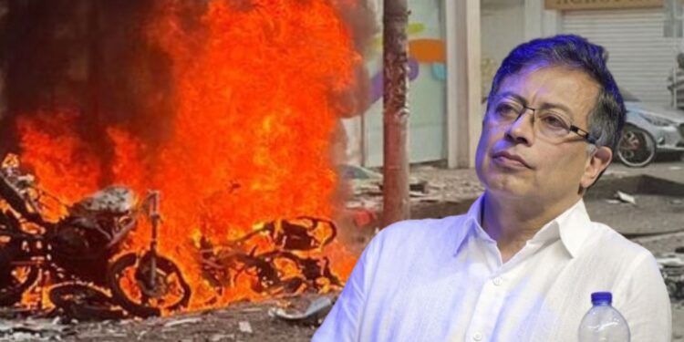 Critican a Petro por hablar de paz en Europa mientras atacan Jamundí