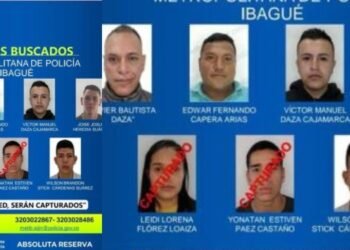 Autoridades revelaron el cartel de Los Más Buscados en Ibagué