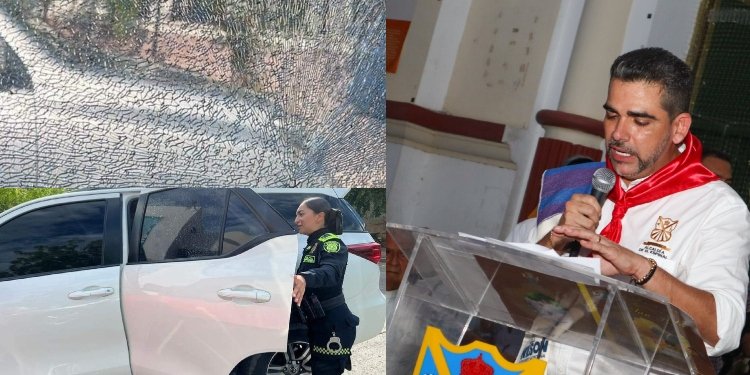 Investigan quién vandalizó la camioneta del Alcalde de El Espinal 