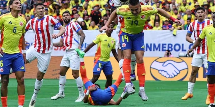 Un partido accidentado padecieron algunos jugadores de la Selección Colombia