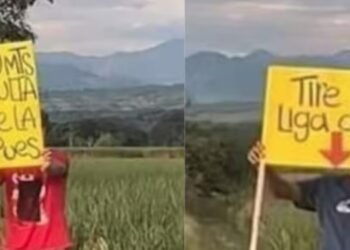 ¡Están cobrando! Hombres avisan de cámara de fotomulta en vía al Llano y piden monedas por eso 