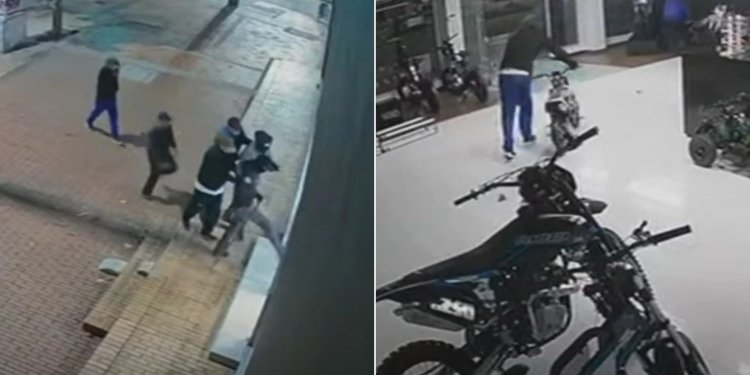 Ladrones roban $90 millones en motocicletas en 90 segundos en Bogotá