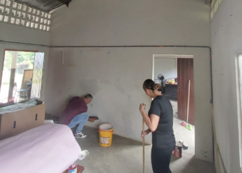 Escuela de aviación de Mariquita participa en remodelación de la escuela Malabar en este municipio