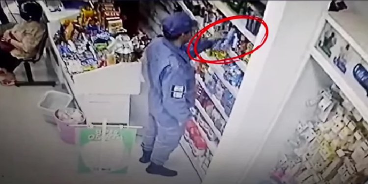 Policía argentino suspendido por robar galletas en una farmacia