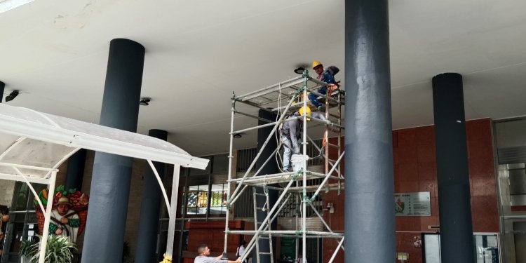Inicia proceso de embellecimiento de la fachada de la Gobernación del Tolima