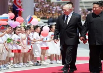 Putin y Kim: espectacular recibimiento en Pyongyang durante histórica visita de Estado