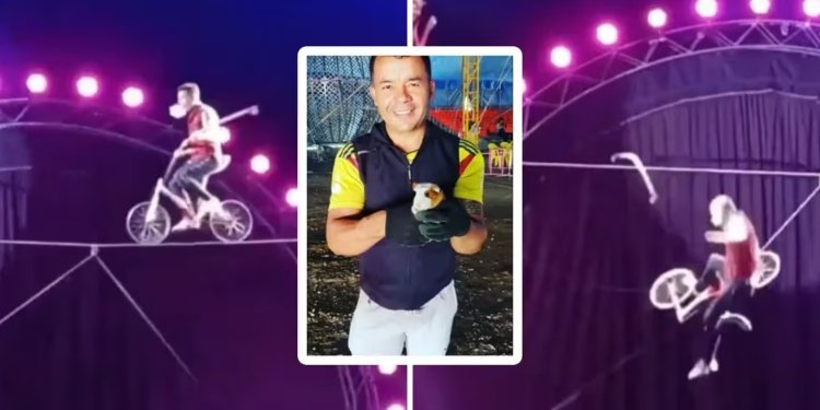 Acróbata colombiano muere en circo ruso tras caer de la cuerda floja