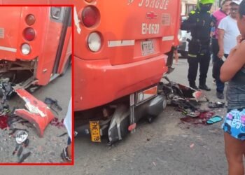 Enrique fue el motero que falleció en violento choque contra una buseta